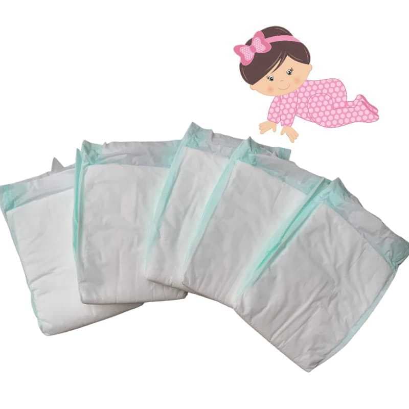 Fralda descartáveis para bebê reborn ou bonecas kit 5 Uni