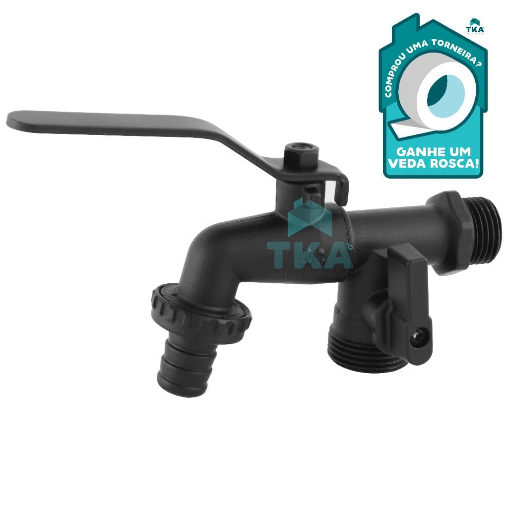 Kit 6 Acabamentos Quadrados Preto Fosco para Registro 1/2" e 3/4" – Deca + Conversor