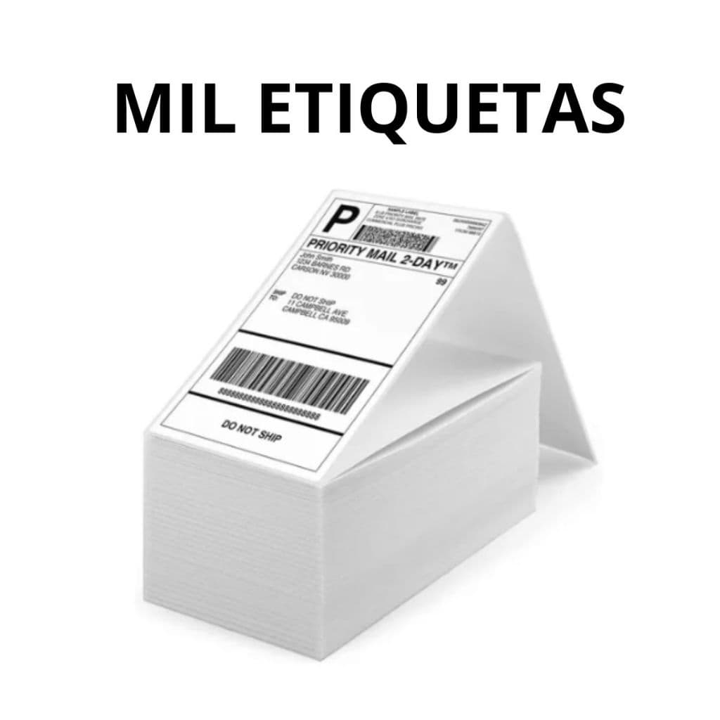 1000 MIL Etiqueta Térmica Papel Adesivo 10x15CM Papel Térmico e Papel Contínuo