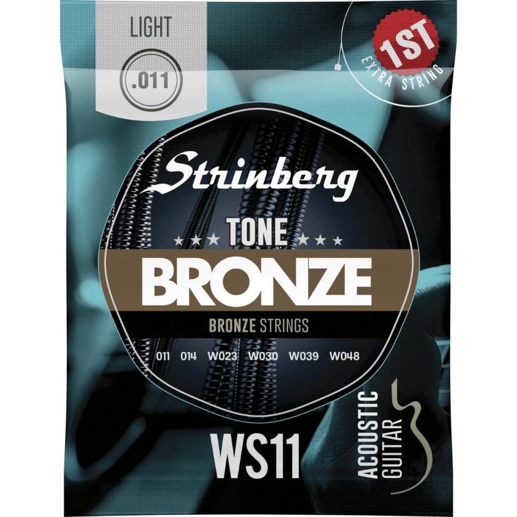 Encordoamento  0.11 Strinberg Ws-11 Cordas Violão Aço Bronze ORIGINAL