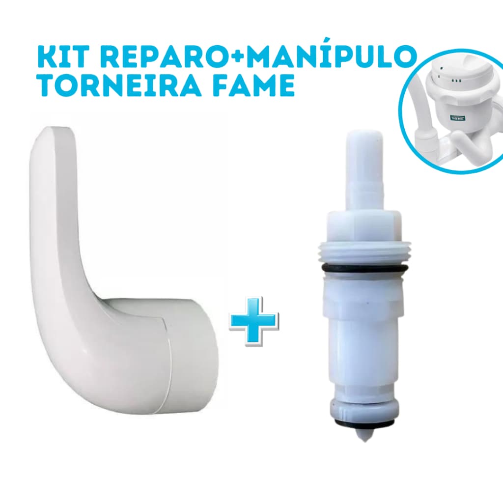 Kit Reparo Torneira Fame + Manípulo
