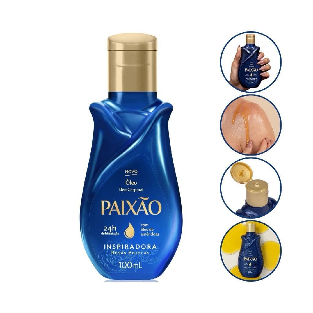 Óleo Corporal Paixão Inspiradora Rosas Brancas 100ml