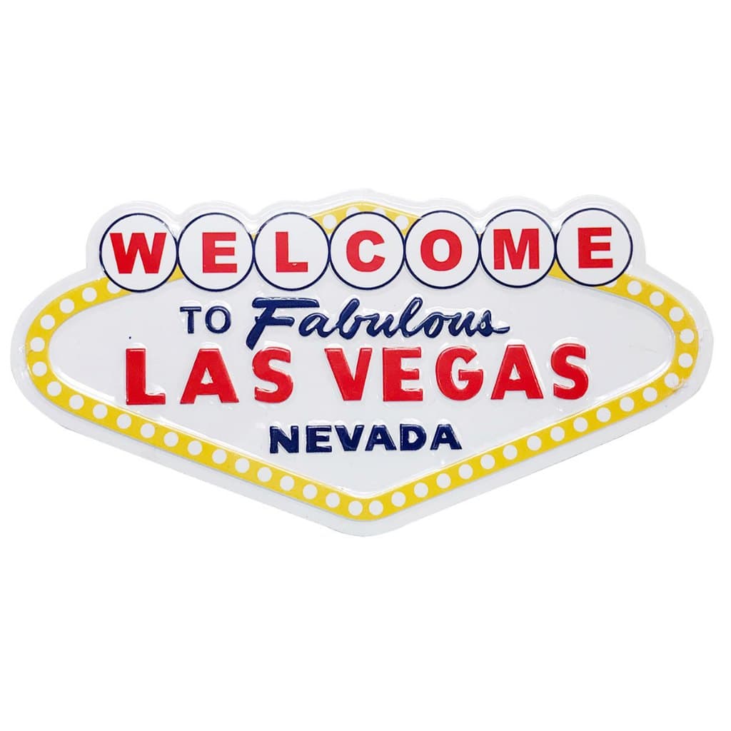 Mini Placa Imã De Geladeira Vespa Las Vegas Metal C/ Relevo