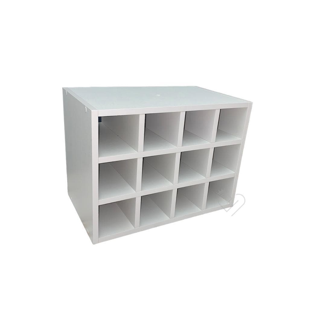 Adega Para Vinho Nicho Para 12 Garrafas 50x37x30 Em Mdf 15mm Branco