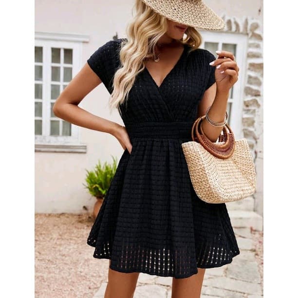 Vestido em Leise forrado Look Na Real