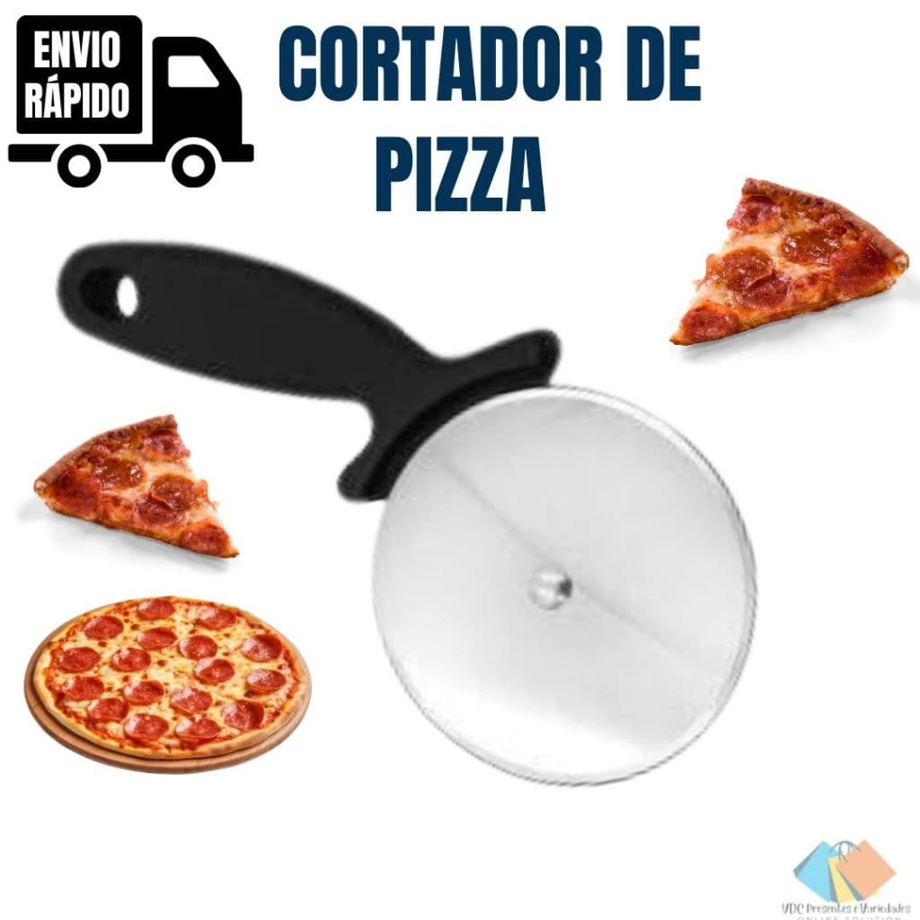 Cortador Fatiador Faca de Pizza Aço Inox