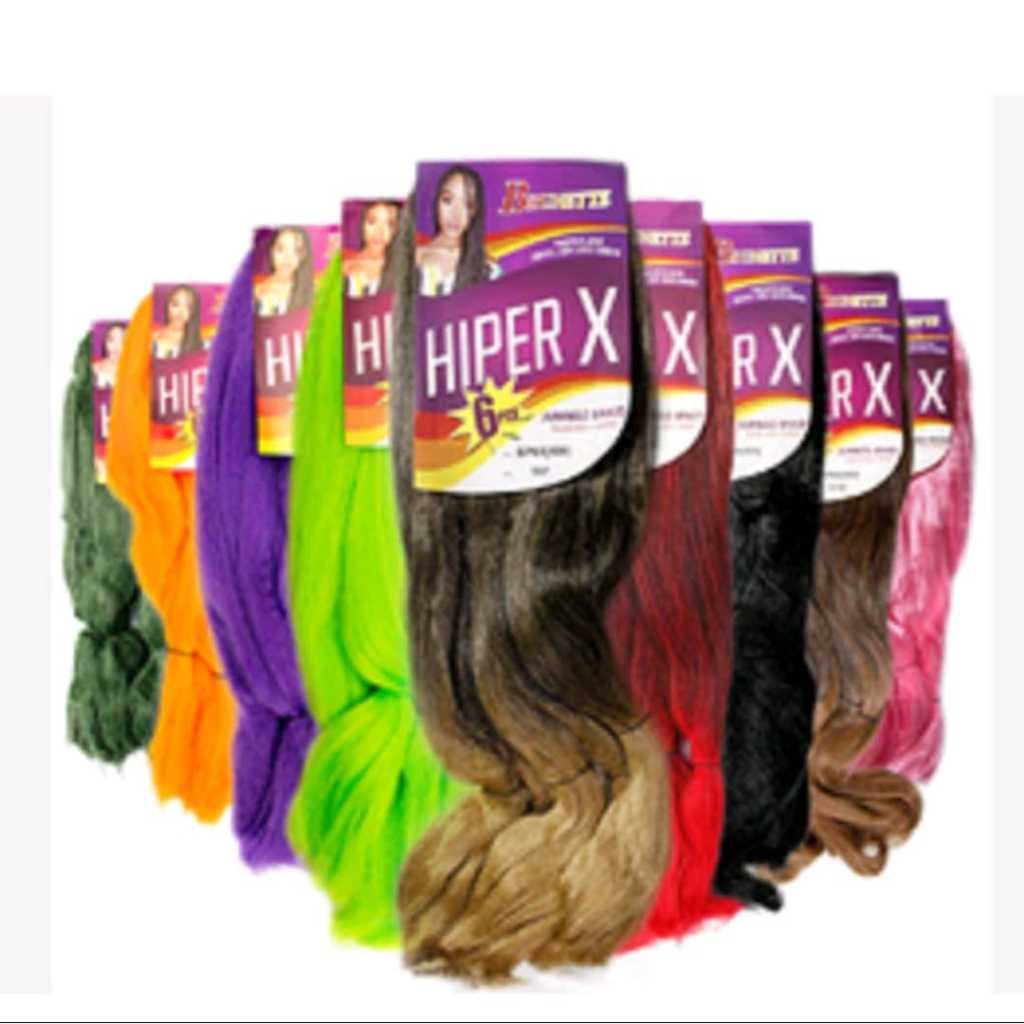 JUMBO HELLO Jumbo  top h super X KING JUMBAO Novo Cabelo Para Trança com 400 GRAMAS - MARCA ENVIADA DE ACORDO COM A COR