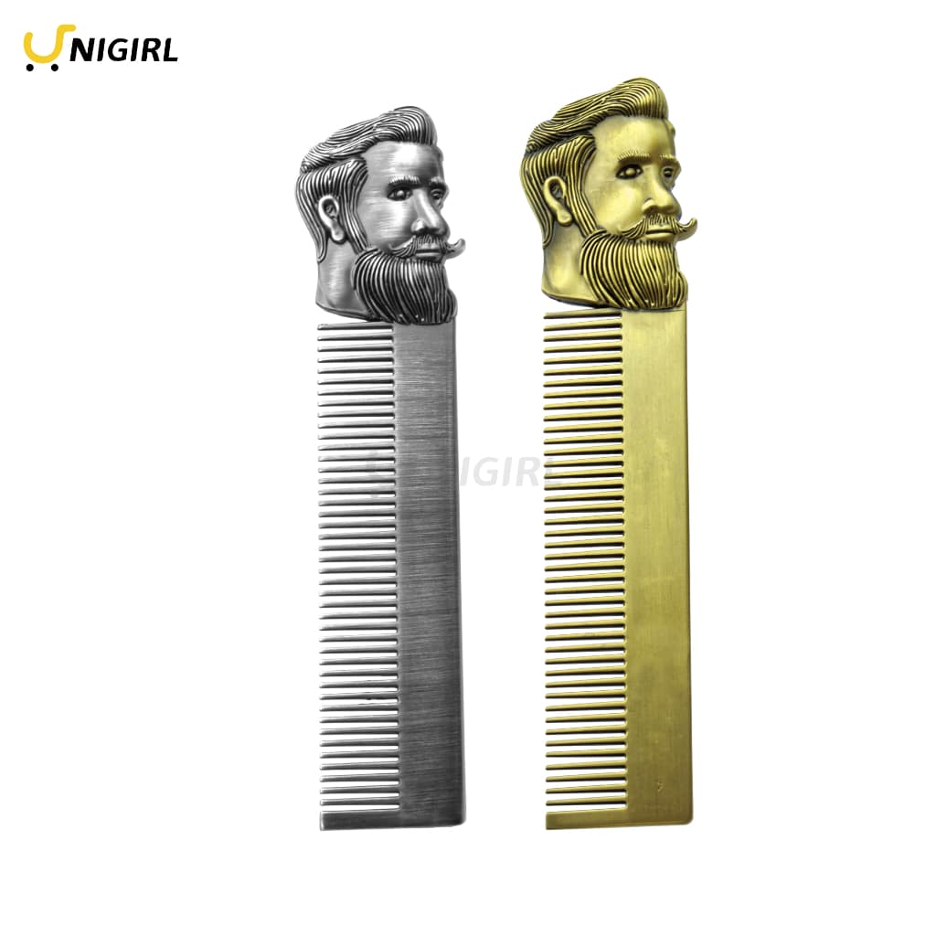 Pente Barba Portátil Corte Profissional de Barbeiro Cabeleireiro Cabelo Pente Cabeça