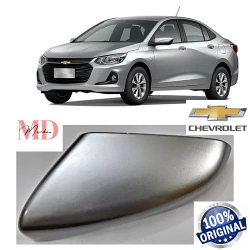 Capa Retrovisor Gm Onix Sem furo Do Sensor 2020 Adiante Prata