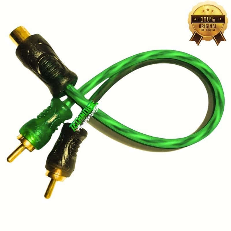 Cabo RCA Y Series 200 Pro Technoise 20cm 4mm - 2m/1f(2 macho 1 fêmea)