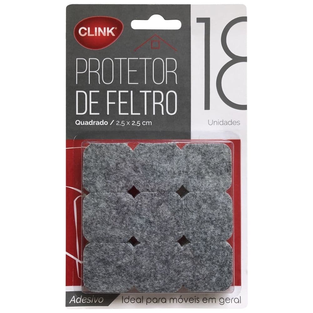 Protetor de Feltro Autoadesivo - Diversas Opções - Quadrado / Redondo / Personalizável