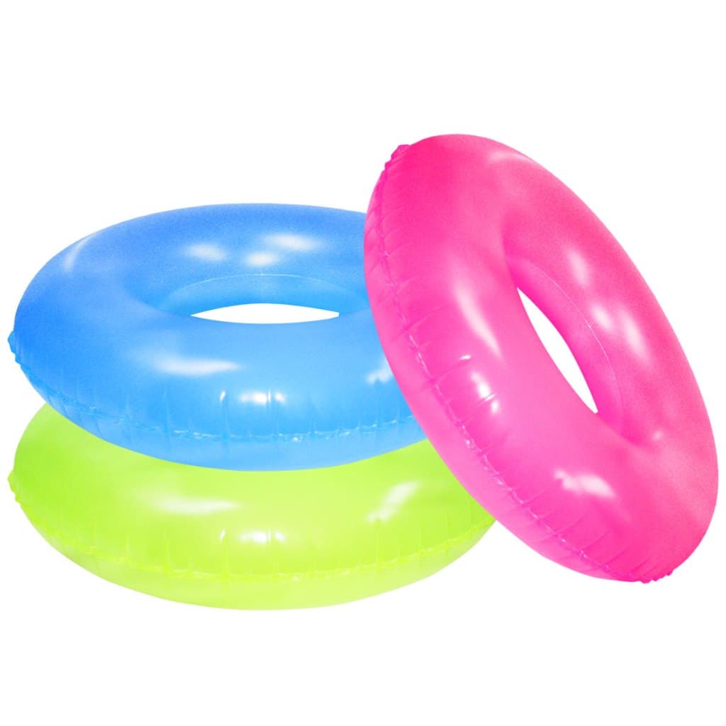 Boia Inflável Neon 90cm Piscina Praia Infantil Circular Un