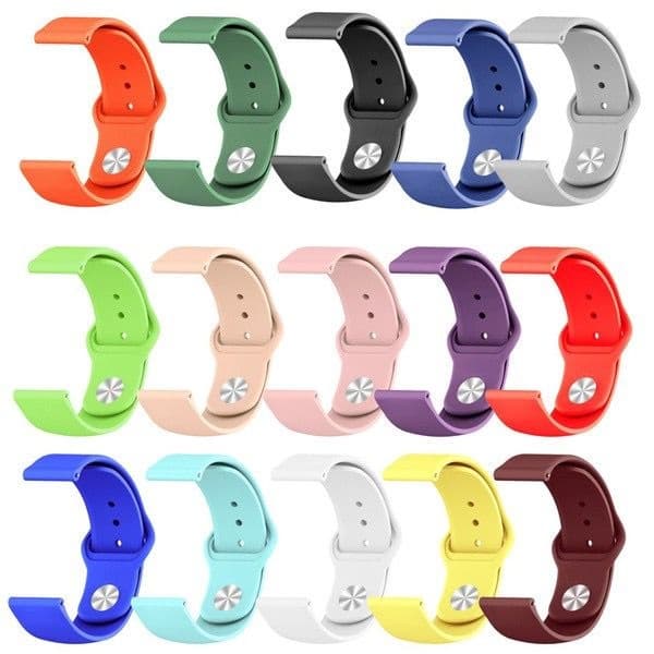 Pulseira de Silicone 22mm - Haylou Solar, Colmi P71, Zeblaze GTS3, Amazfit GTR, Stratos, Samgung Galaxy, LS05