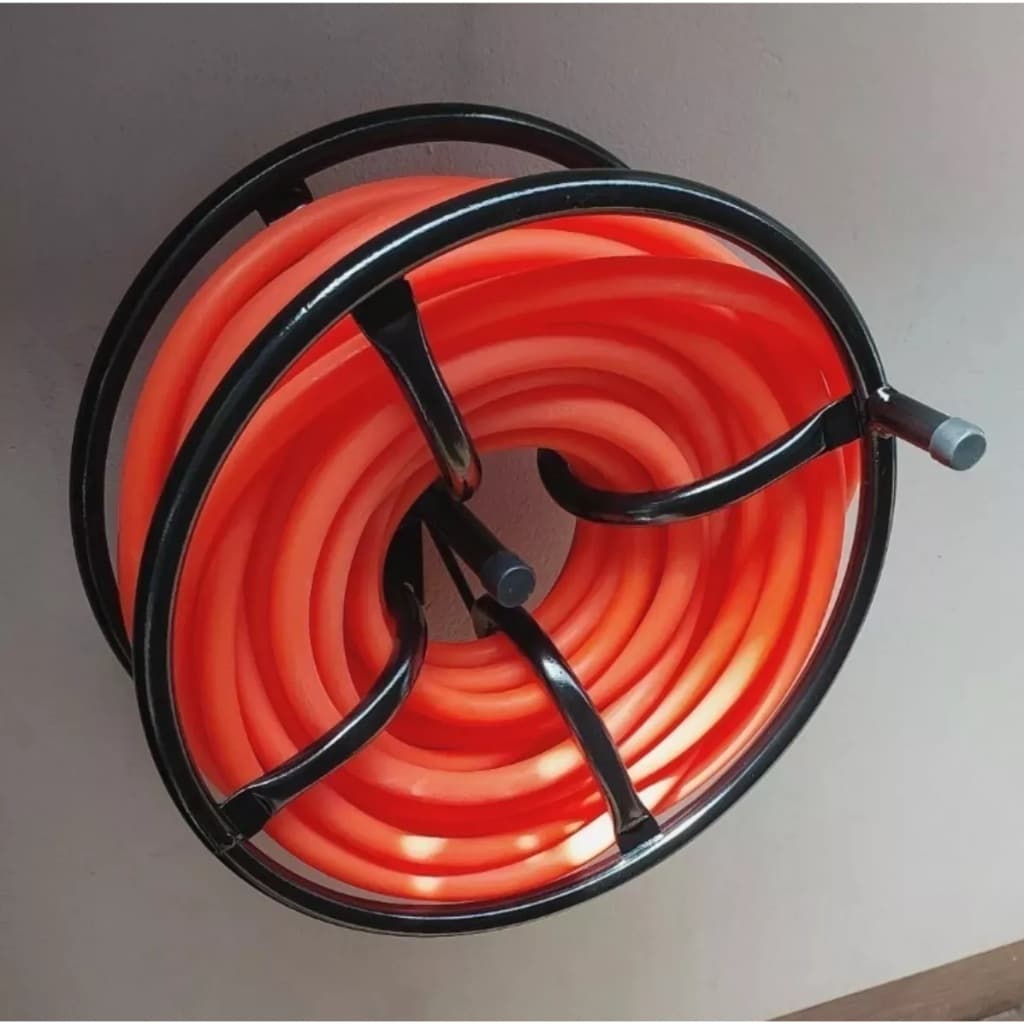 Enrolador Suporte Circular Mangueira De Jardim 30m Reforçado