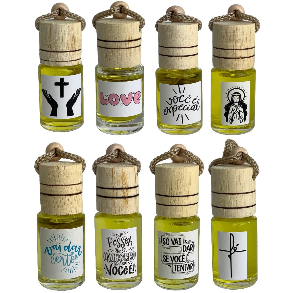 Aromatizador Perfumes para Carro - Premium - Frases Motivacionais