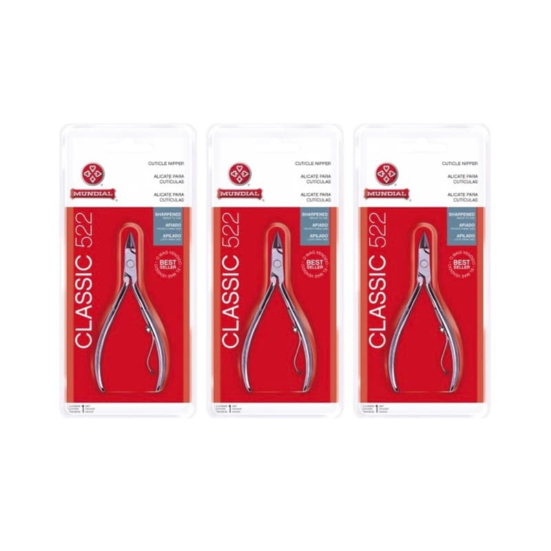 Kit Com 3 Alicates Mundial 522 Aço Carbono