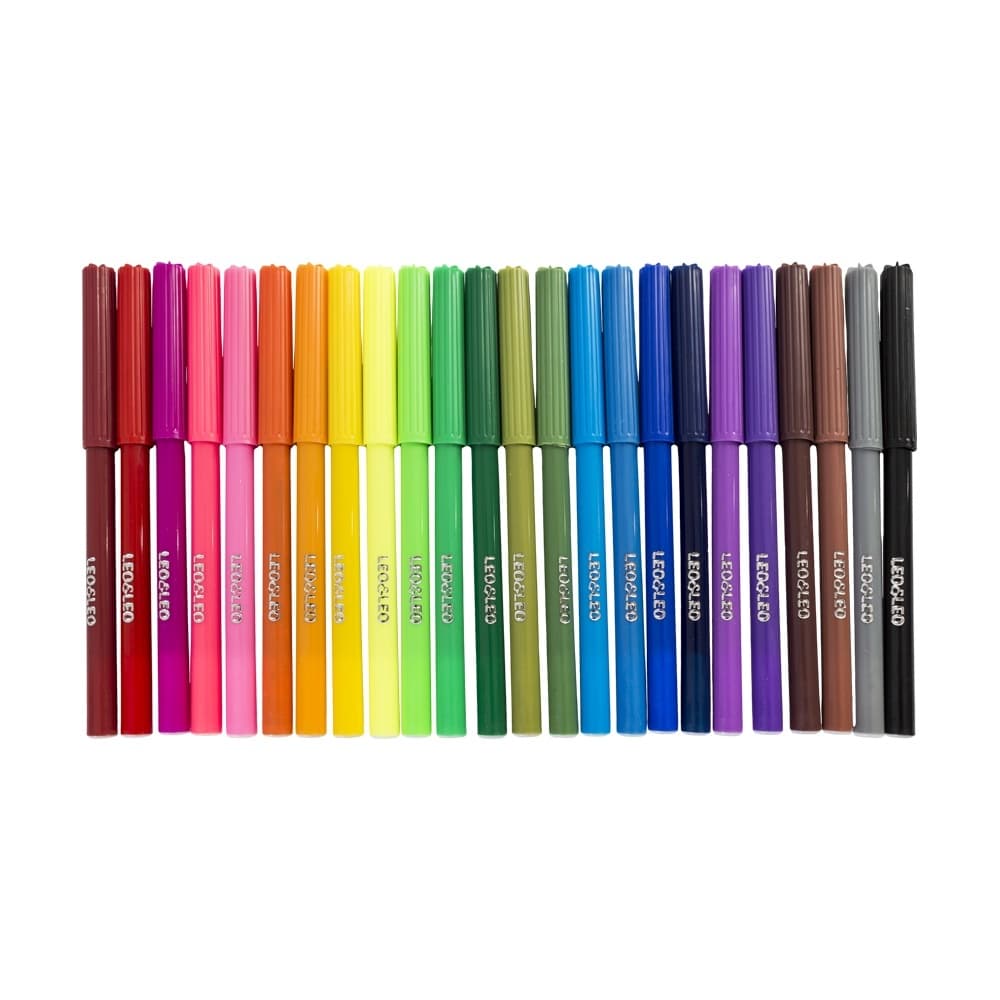 Canetinha Hidrográfica com 24 cores Leo&Leo