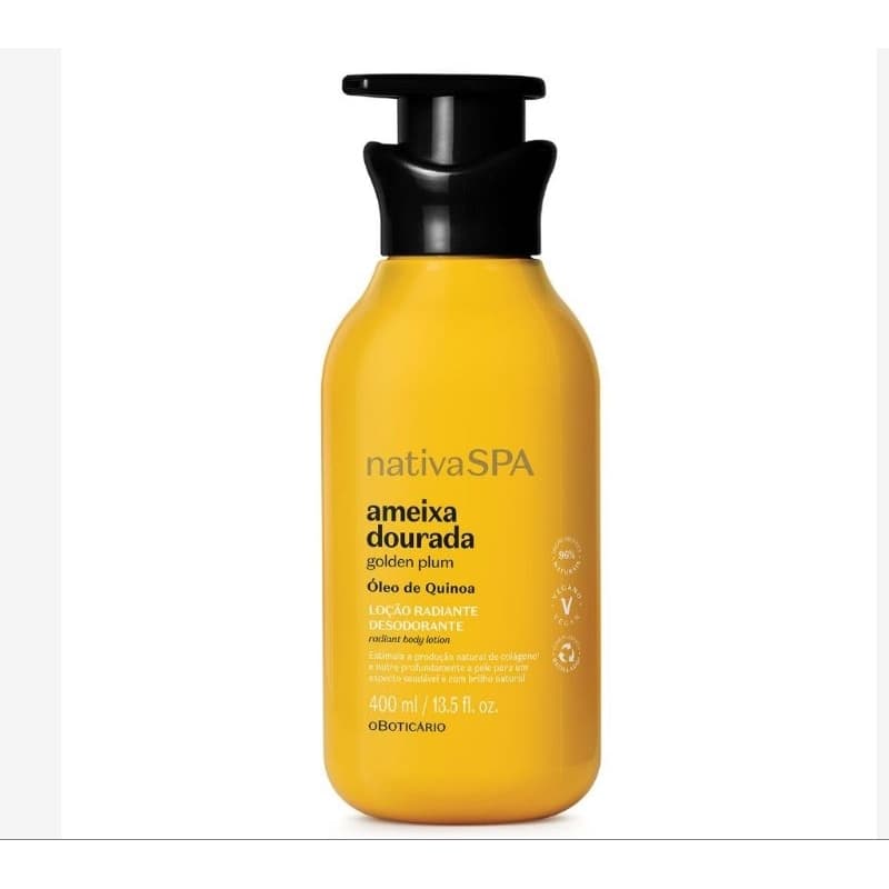 Loção Radiante Desodorante Corporal Nativa Spa Ameixa Dourada 400ml