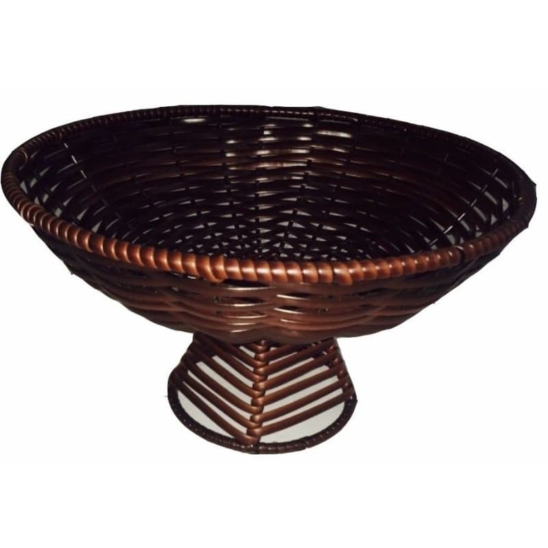 Kit fruteira de mesa junco + vasinho de mesa junco