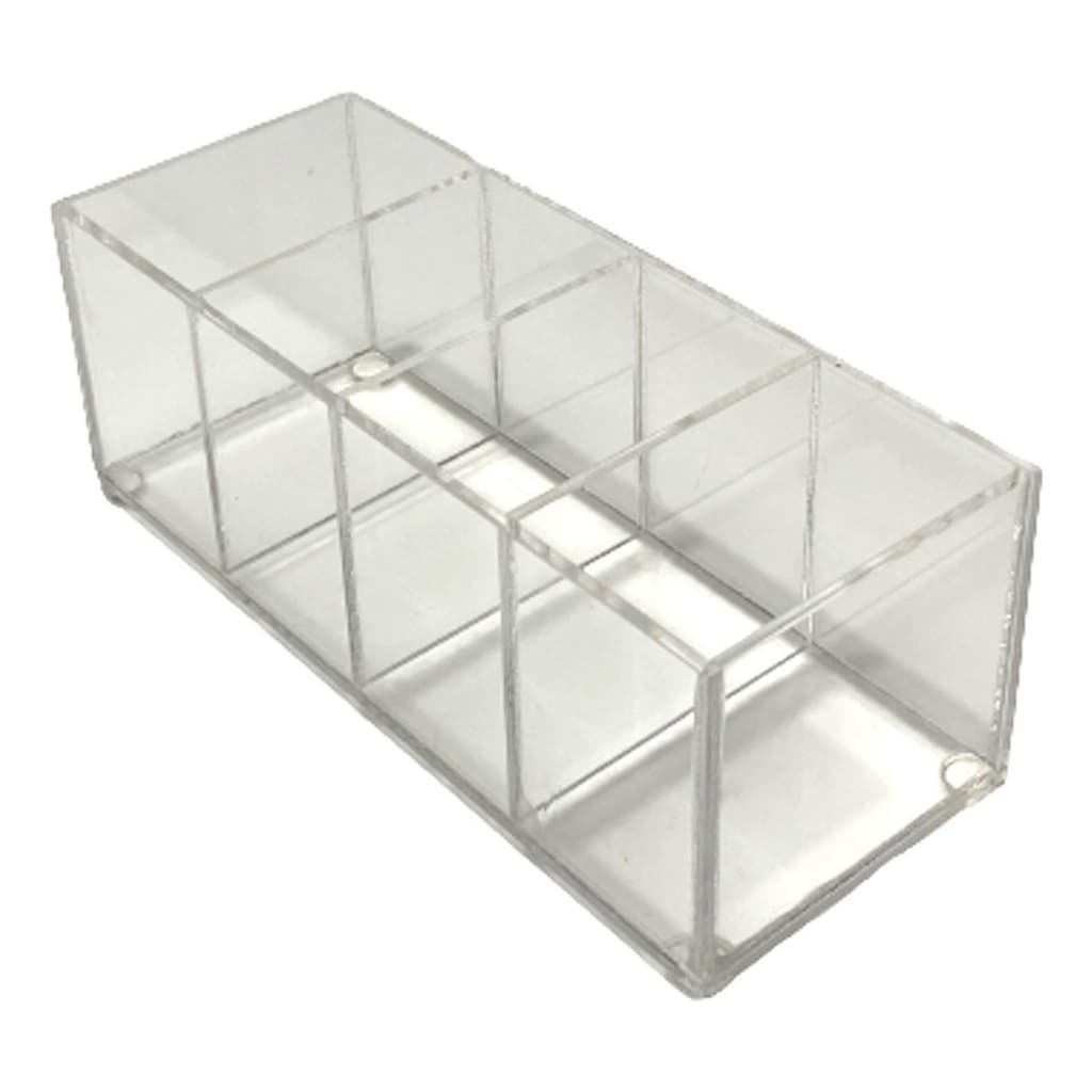 Organizador Porta Controle Remoto De Mesa Premium Acrílico Cor Transparente