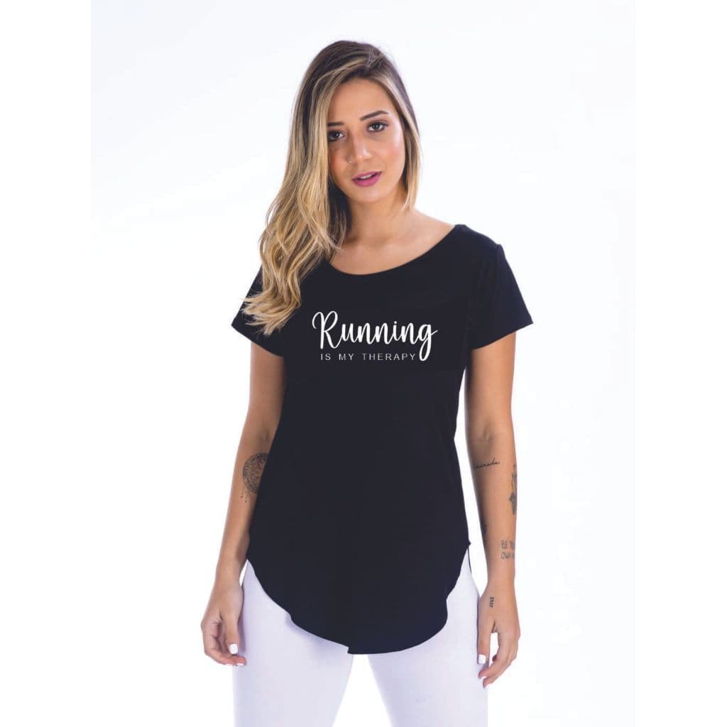 Blusa Feminina Preto Milena Running