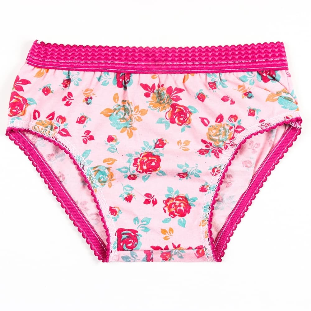 Calcinha Algodão Cós Alto Estampada  Menina