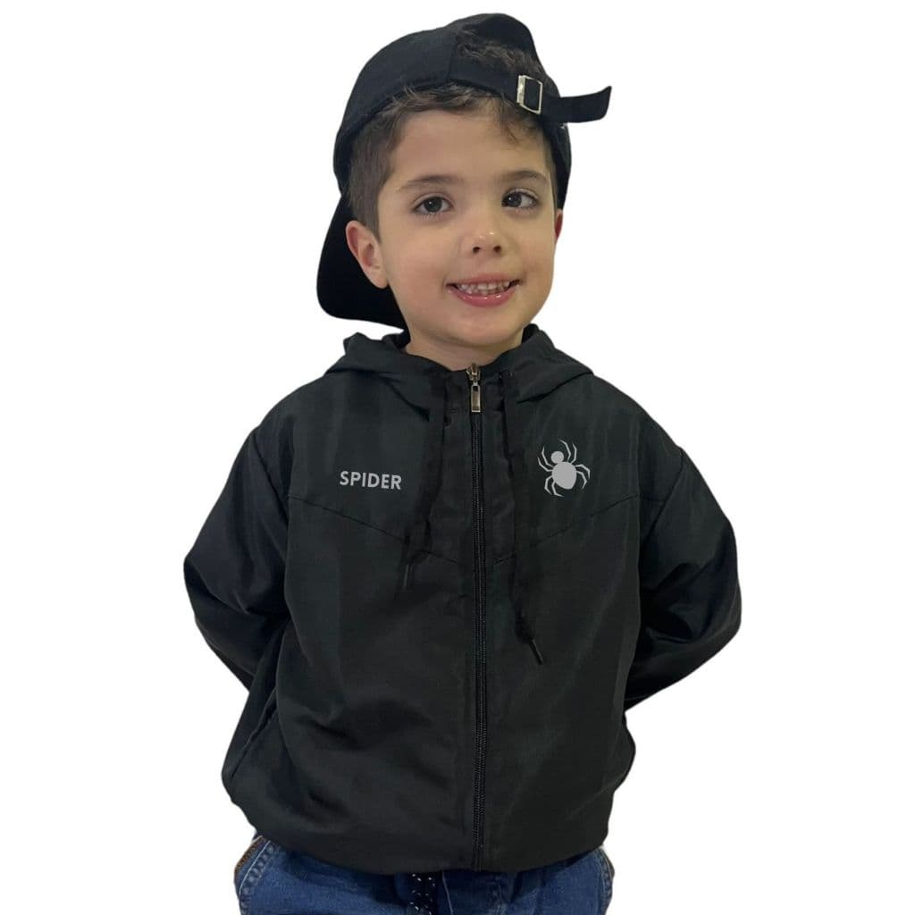 Corta-vento Infantil Spider Aranha