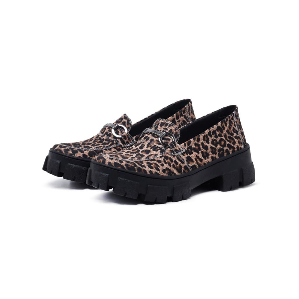 Sapato Feminino Mocassim Oxford Plataforma Tratorada Blogueira Promoção