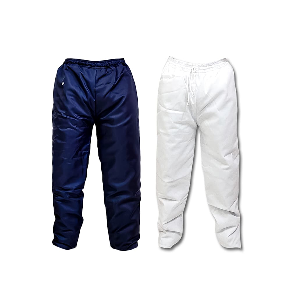 Calça Termica em Nylon para Camara Fria Frigorifico Resistente a Agua Segurança Açougue Epi Proteção Profissional Baixa