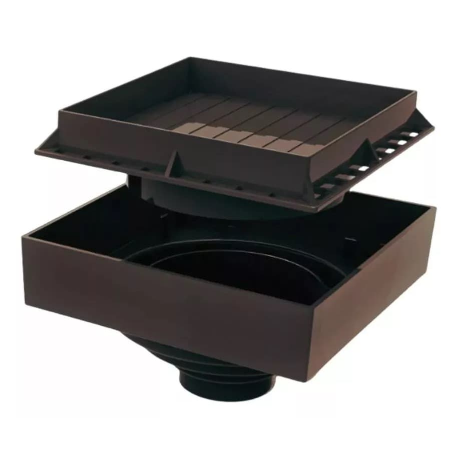Ralo Sifonado Marrom Invisível Oculto Gourmet Luxo Antiinseto 10x10