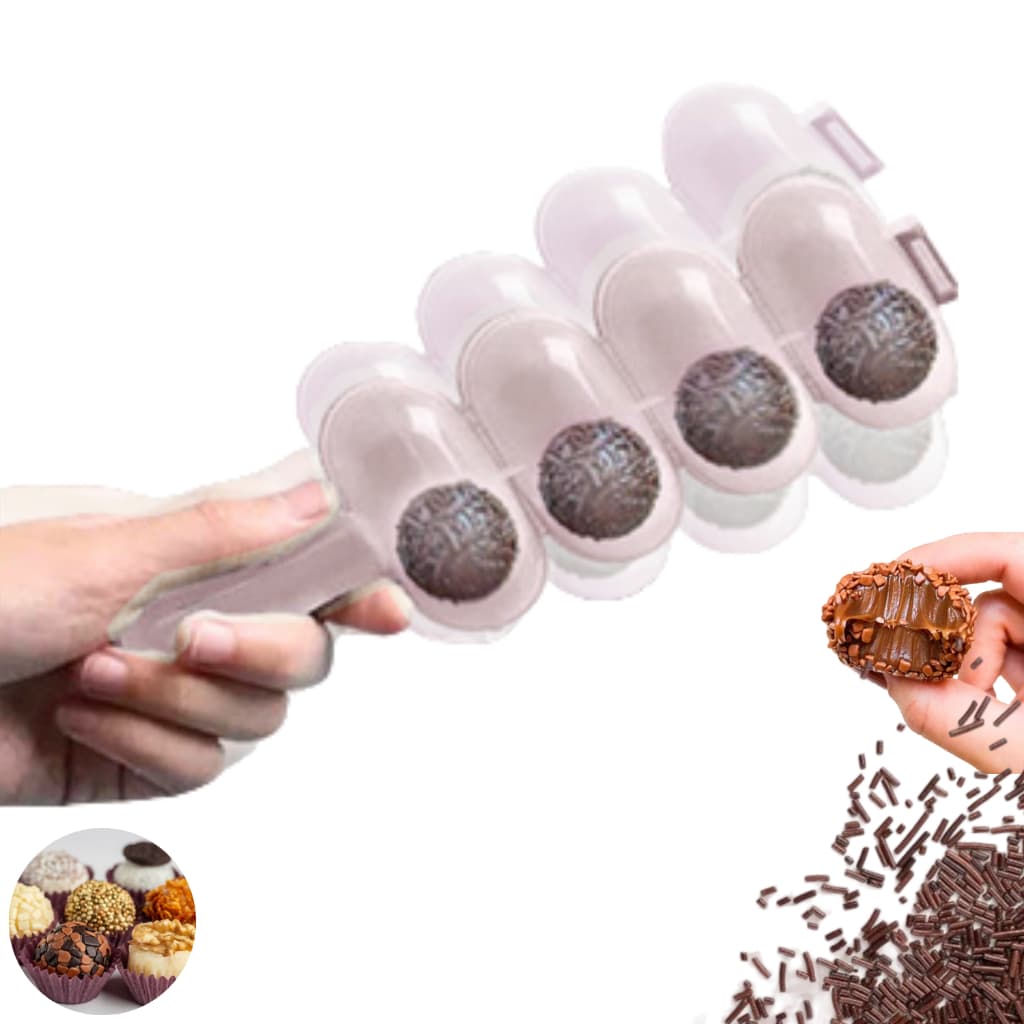 Kit 2 Boleador Modelador Doces Festa Prático Para Brigadeiro Beijinho E Doces