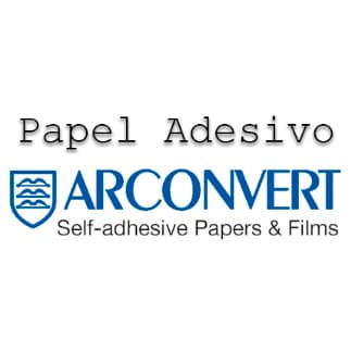 Papel Offset ADESIVO branco FOSCO 100 folhas A4 ARCONVERT original