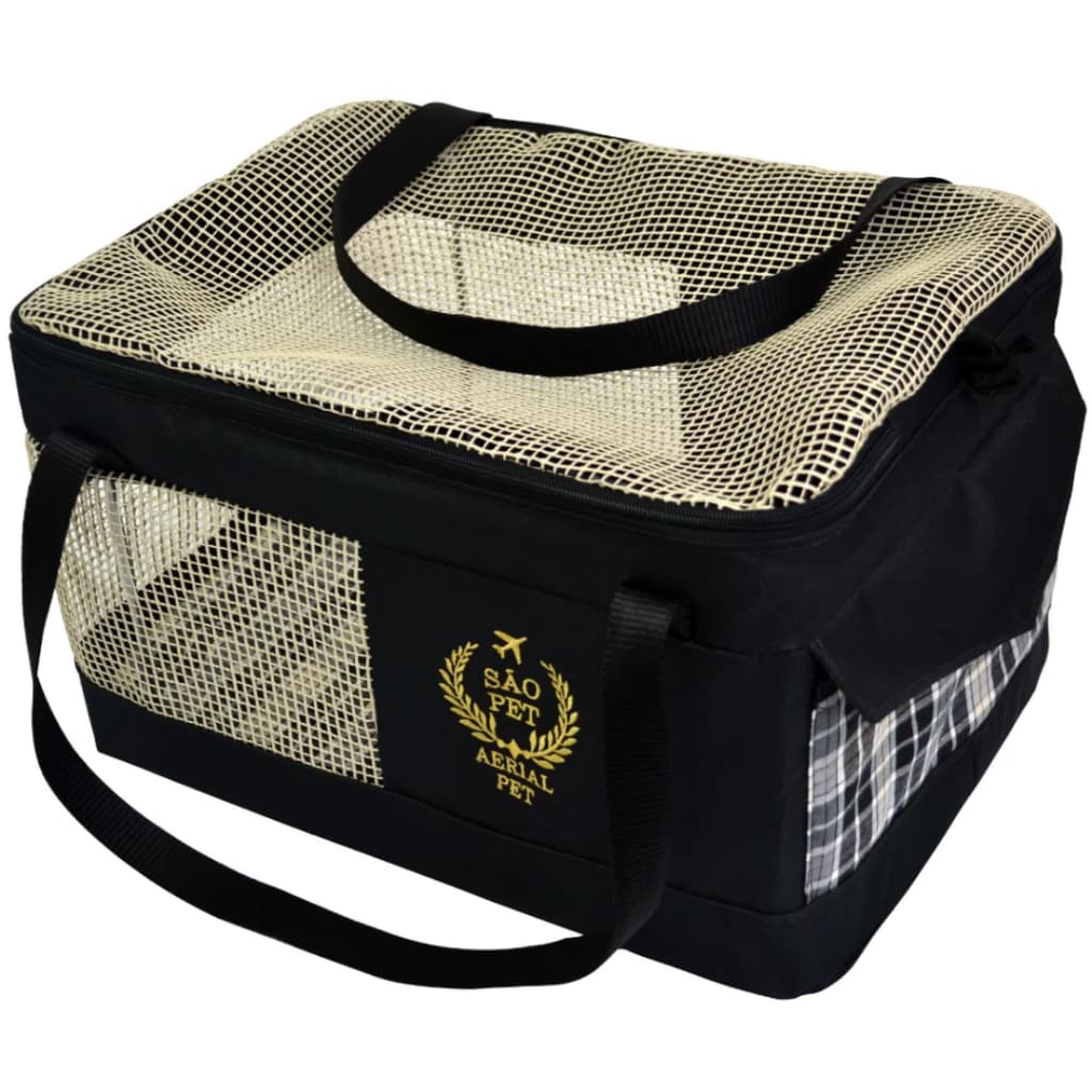 Bolsa Mala de Transporte Aéreo Aerial Pet São Pet CIA Latam para Cães Cachorro Gato Roedores Coelho Hamster