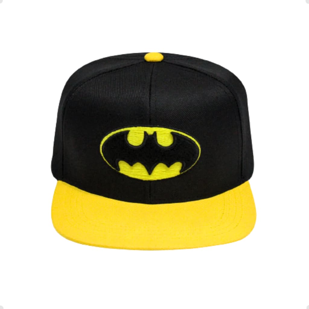Boné infantil Batman Bordado Ajustável super Heróis Crianças 4ao10
