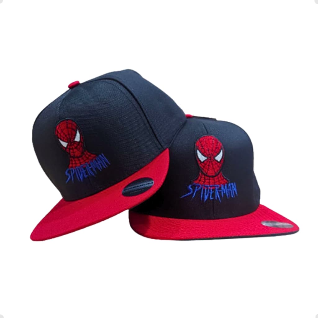 Boné Homem-Aranha Infantil Ajustável Crianças Super-Herói 4ao8