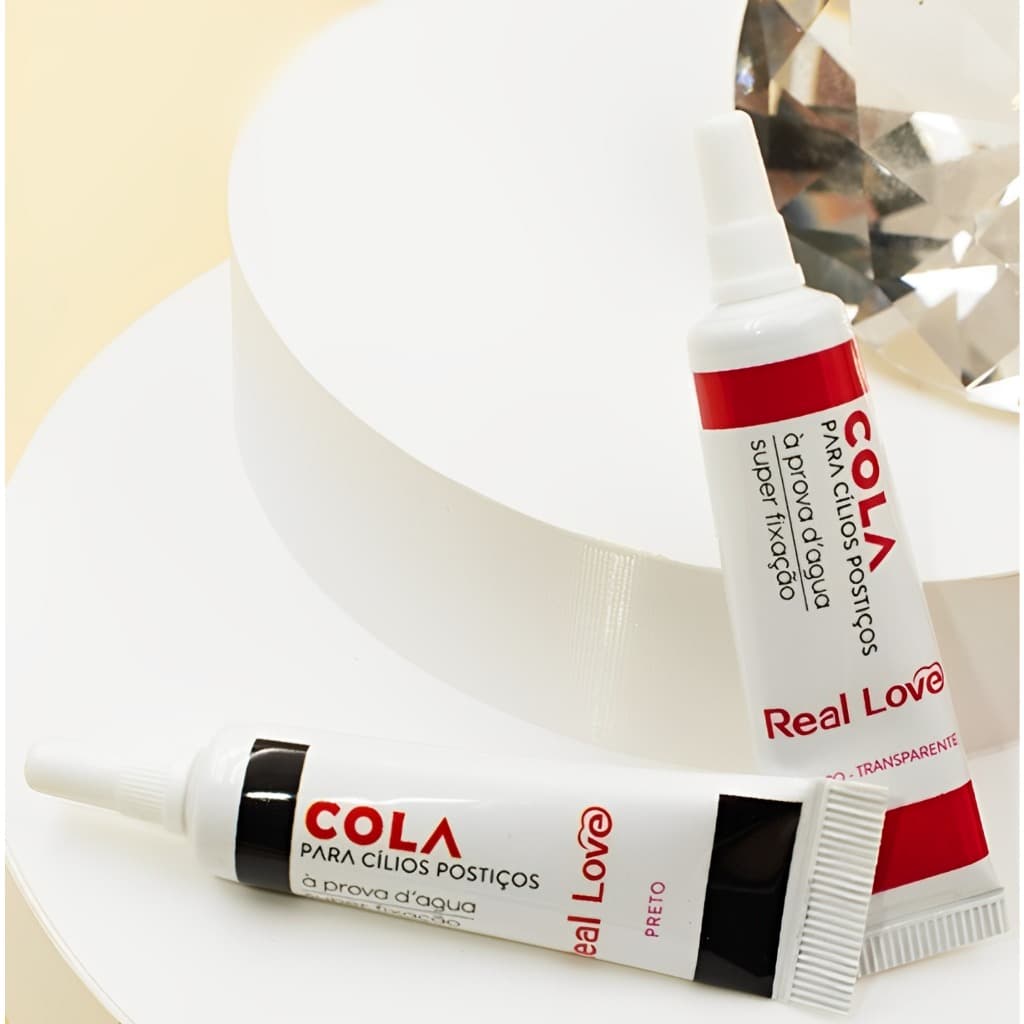 Cola para Cílios Postiços à prova d´agua Real Love 7g