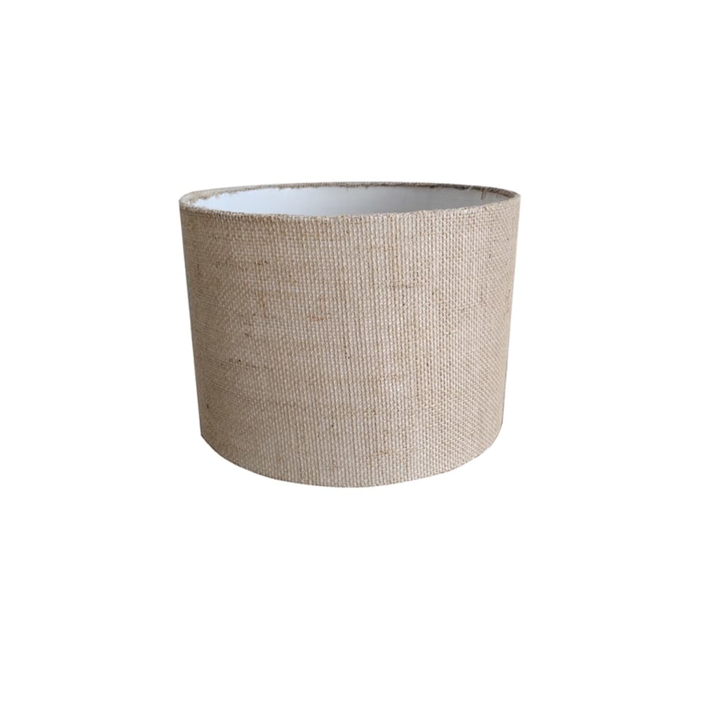 Cúpula de Tecido para Abajur 35x35cm Diâmetro 25cm Cores Nude Creme Off White e Amarelo