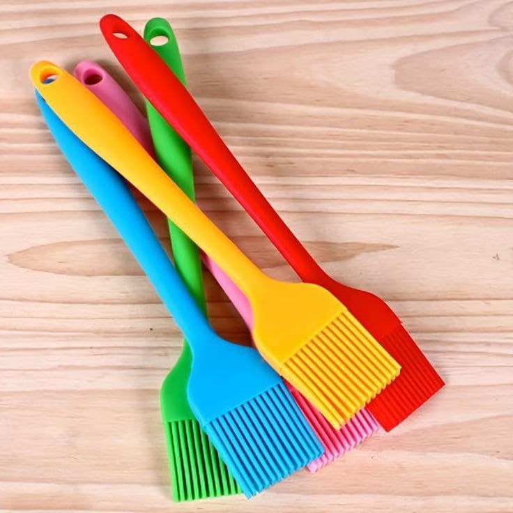 Pincel Culinário Silicone Cozinha Untar Forma Pincelar