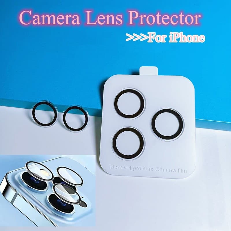 Protetor De Lente De Câmera Para iPhone (KIT )11/11 pro/11 pro max12/ 12 mini/12 pro/12 pro max/13 pro/13 pro max/14/ 14 plus/14 pro max/14 pro/15/15 plus/15 pro/15 pro max