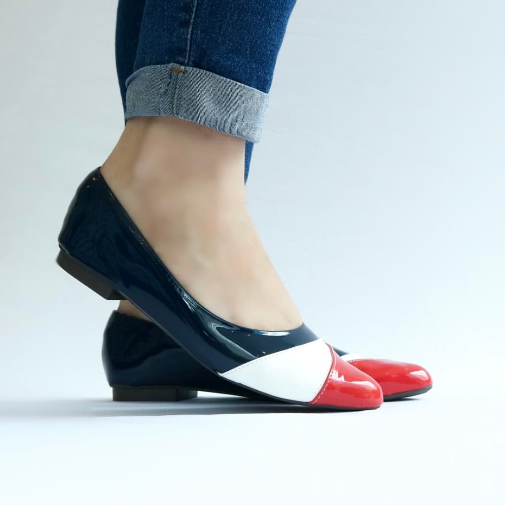Sapatilha Feminina Confortável Bico Fino Sapatilha Paris Elegante