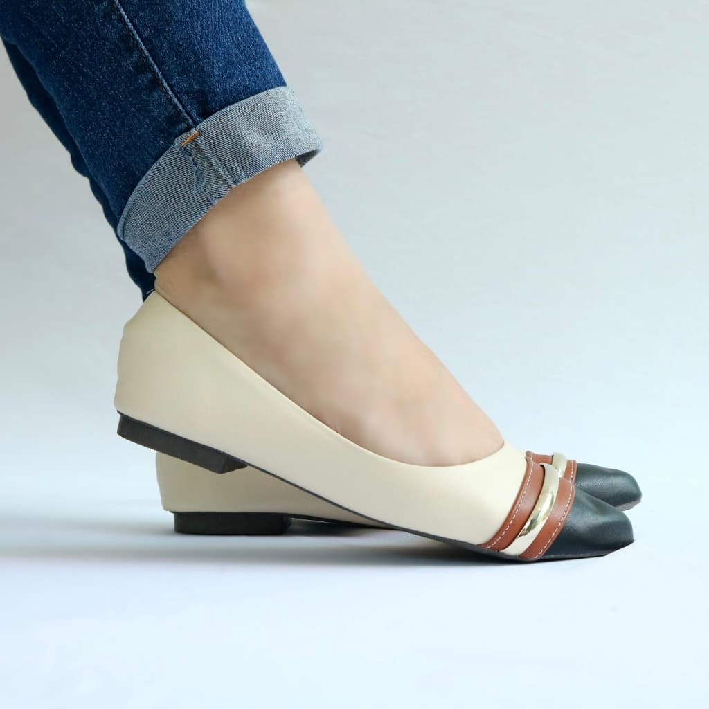 Sapatilha Feminina Confortável Bico Fino Elegante Sapatilha Lisbela