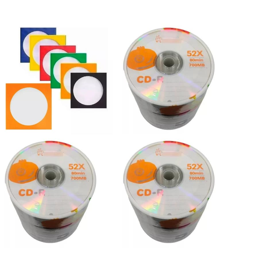 15 unidades de Mídia Virgem CD-R 52x 700mb 80min - Smartbuy