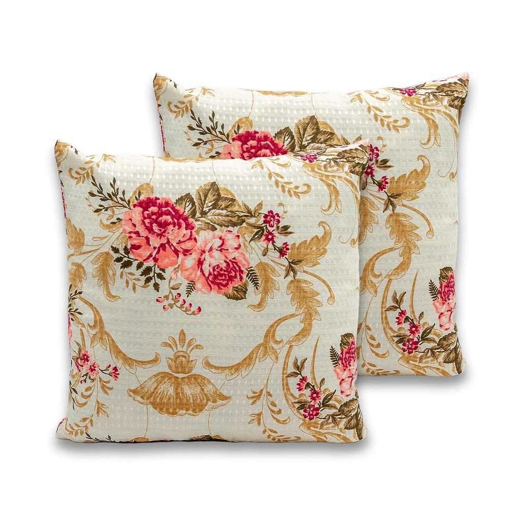 2 Capas De Almofadas 45X45 Piquet Almofada Estampada Kit 2 Decoração