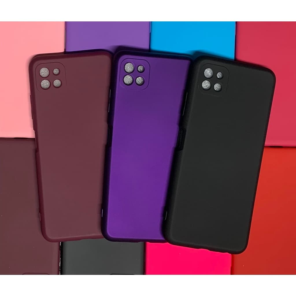 Capa para Samsung Galaxy A22 5G / Capa + Pelicula 3D ou Só 1 Capinha Aveludada Case