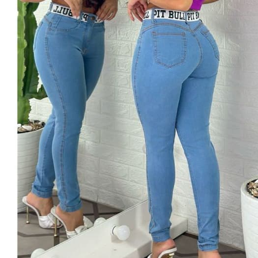 Calça Jeans Feminina Pitbull Lançamento  Jeans Feminina