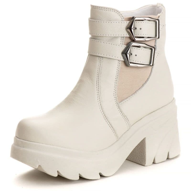 Bota Coturno Feminino Salto Alto Plataforma Couro Legítimo Lançamento Promoção