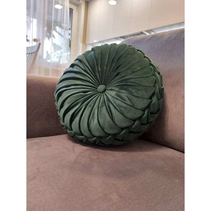 almofada redonda artesanal luxuosa pneu 40 cm