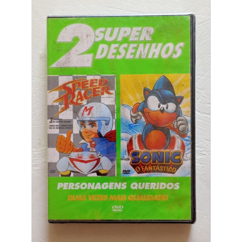 DVD Speed Racer e Sonic Novo Lacrado