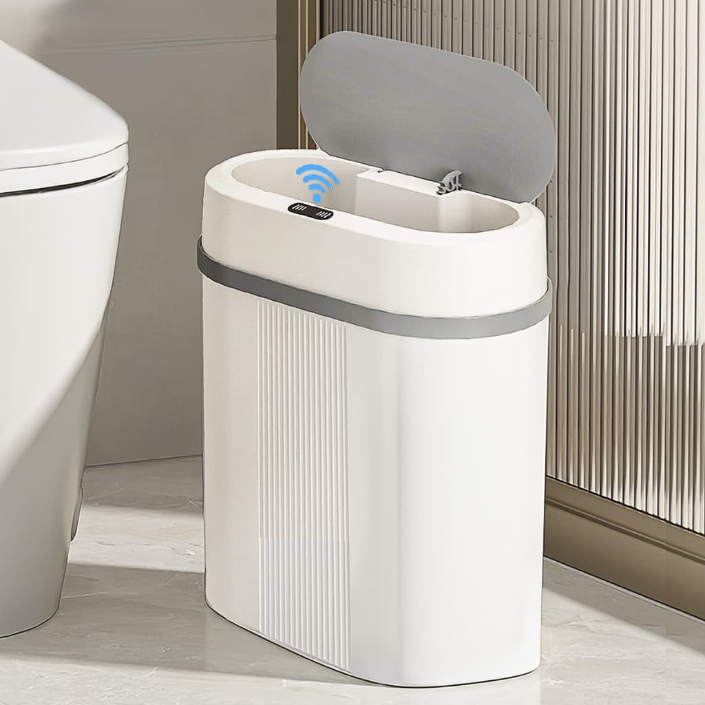 Lixeira Automática Tecnológica Com Sensor De Promixidade 12L Sistema Abre E Fecha