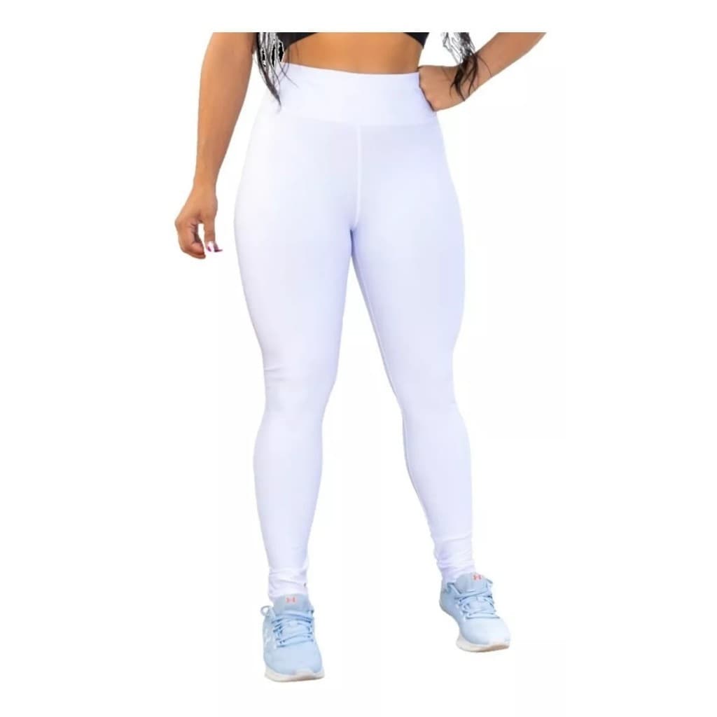 Calça Legging Feminina Cintura Alta Leg Suplex Grossa 2024 Academia